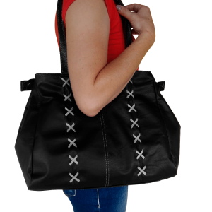 Bolsa feminina de couro legítimo