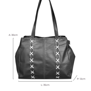 Bolsa feminina de couro legítimo